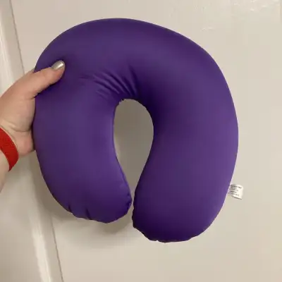 Free purple travel neck pillow , View more