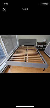 IKEA bed frame with mattress