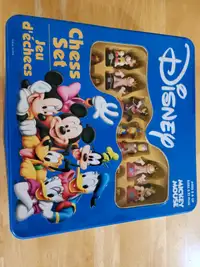 Disney Mickey Mouse Chess Set in Tin Box