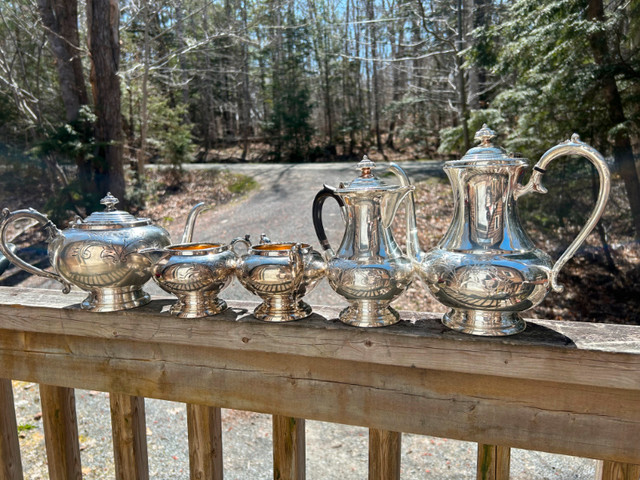 silver plated tea coffee service set by Essay Canada in Arts & Collectibles in Bridgewater