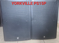 YORKVILLE PS15P 15" Powered Speaker Pair