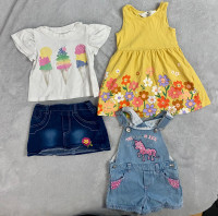 2T girls spring/summer outfits 