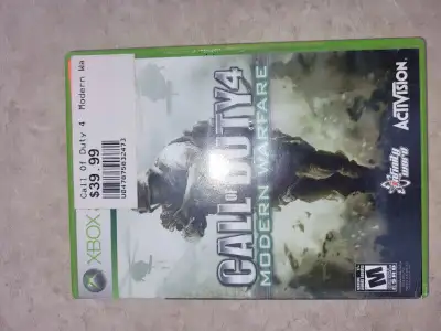 Xbox360 Call ofDuty mdrnwrf4 $5, View more