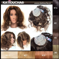 KATIOUCHA® Human Hair Clip In Toupee - Any color - Custom Made