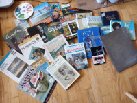 Assorted instructional painting books. Etc..