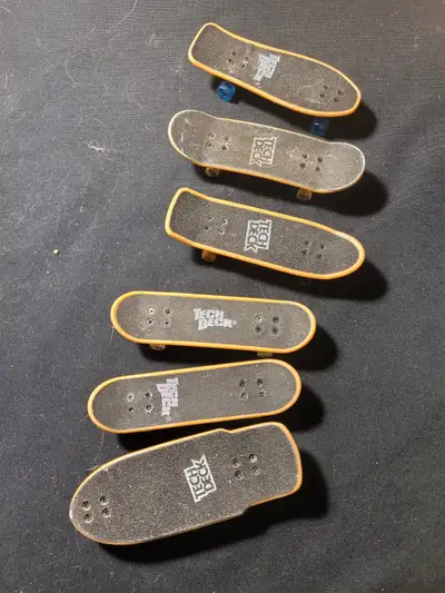 Tech decks $5 each, View more
