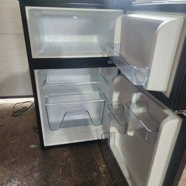 Galanz mini fridge Black vintage style chrome2 door small63010223951235123