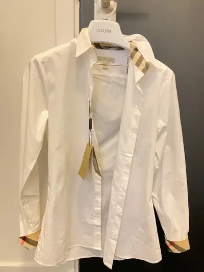 Burberry White Dress Shirt (tags still on)  XS, View more