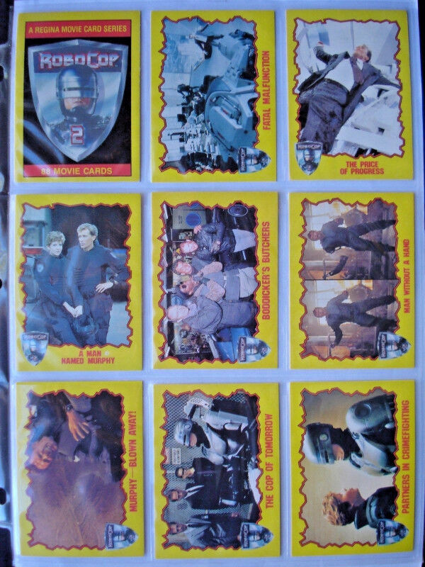 ROBOCOP 2  CARD SET 1990- 88 CARD SET PLUS 11 STICKERS (TOPPS) dans Art et objets de collection  à Longueuil/Rive Sud - Image 2
