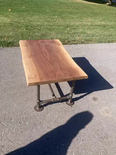 Live edge coffee table, View more