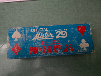 Vintage Official Mister "29" De Luxe Poker Chips, View more