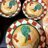 8 Beautiful Rooster plate