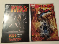 KISS IDW Meets the Phantom comics part 1 and 2, standard A cover