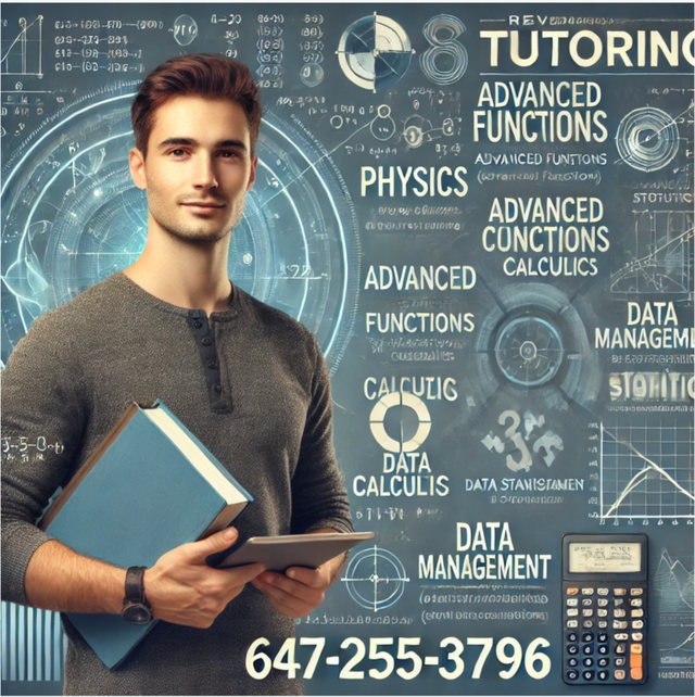 Grade 11/12 physics,Data management,Advanced Functions, Calculus64225454576387120