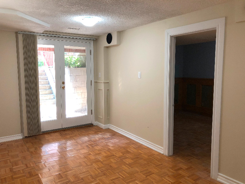 2 Bedroom Furnished Walkout Basement For Rent near Square One Long Term Rentals Mississauga