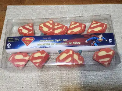 Superman Christmas light set, View more