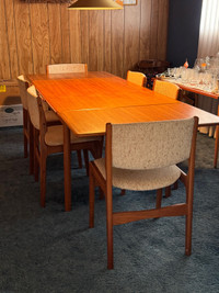 MID CENTURY DINING SET