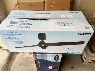 Kichler Gyroscope 60” ceiling fan (new), View more