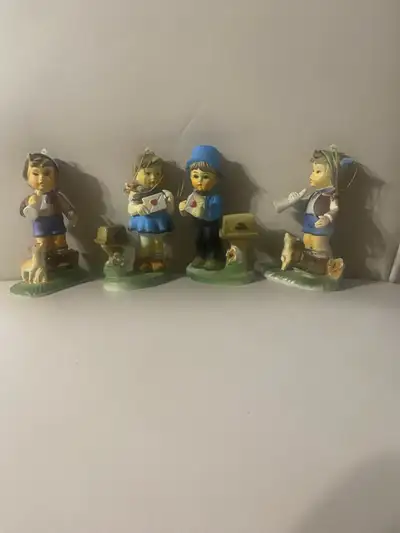 HUMMEL STYLE FIGURINES  - 4 PIECES , View more