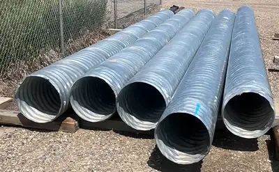 32 meters overall 16" diameter 3 sets of connections Pickup in Lacombe, can load. Can deliver betwee...