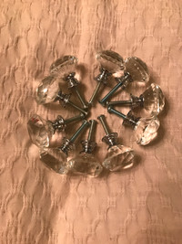 Shabby Chic Crystal Cabinet Knobs