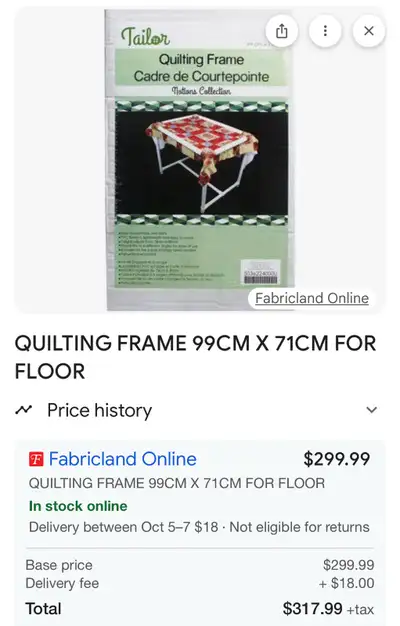 Air-lite quilt frame, View more