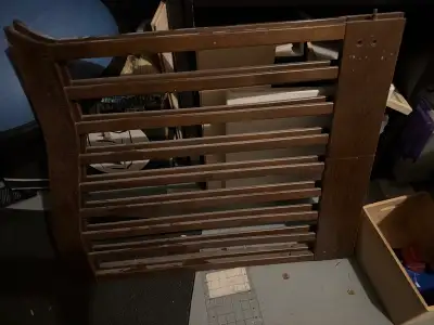 2 free wood sides of cribs , View more