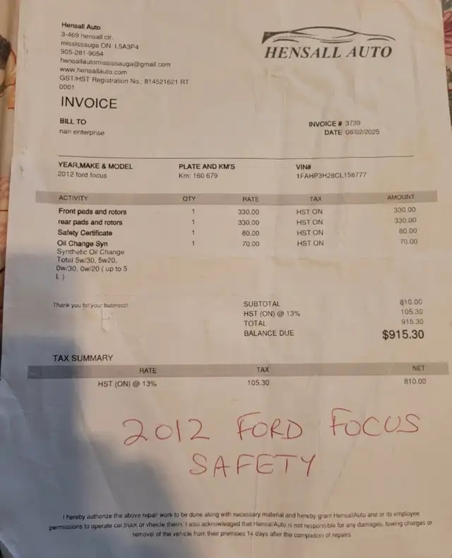 2012 Ford Focus516248236553021447