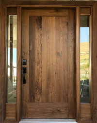 Solid wood exterior doors!