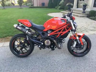Gorgeous condition 201 2 Ducati 796 ABS with single sided swingarm and $4000 worth of UnObtanium par...