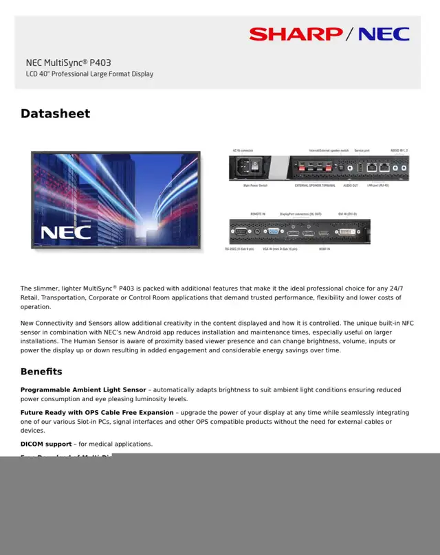 NEC Sharp Commercial Monitors TV LCD Screens in TVs in St. Catharines - Image 6