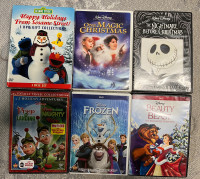 DISNEY CHRISTMAS DVDS & SESAME STREET CHRISTMAS BOXED DVD SET 