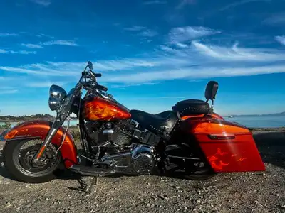 Turn heads with this one-of-a-kind 2009 Harley-Davidson Heritage Softail. Powered by a strong 1599cc...