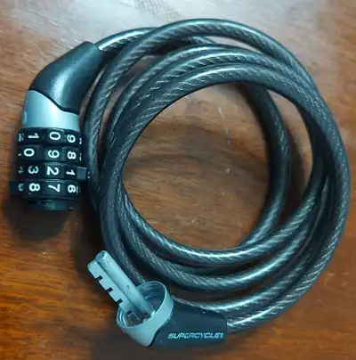 SUPERCYCLE 4-DIGIT DIAL COMBINATION CABLE LOCK, View more