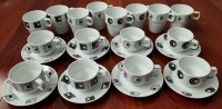 Espresso and coffee cups