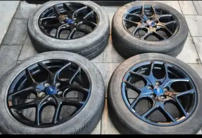 Tires size 215/50 R 17 Rims size 17x7 ET 50 Bolt pattern 5x108 Center bore (DIA): 63.4mm Tires have...