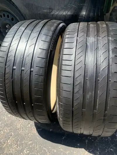 we have two continental ContiSportContact all season performance tires. With Conti-Slient technology...
