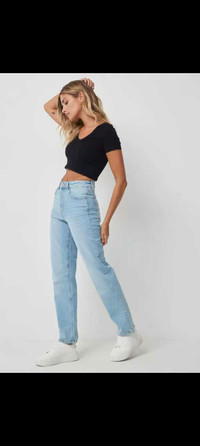 Ardene High Rise '90s Jeans (Size 5)