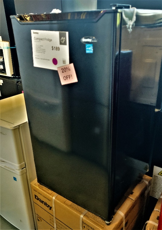 Danby 3.2 cu. ft. Compact Fridge in Black ON SALE NOW