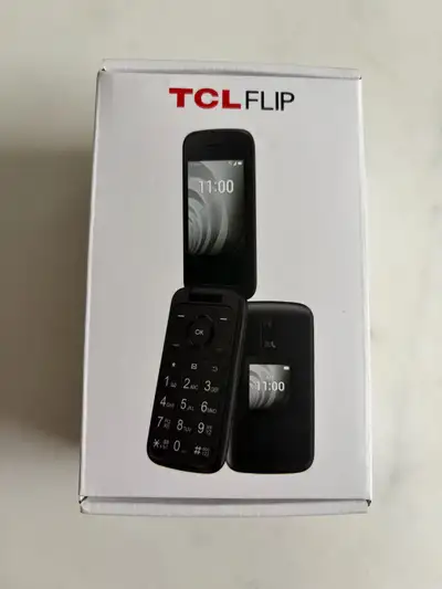 Cell phone -TCL flip phone - BNIB, View more