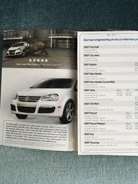 Volkswagen  Brochure / Advertisement
