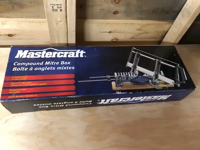 Brand New Mastercraft Compound Mitre Box and Saw in Hand Tools in London - Image 2