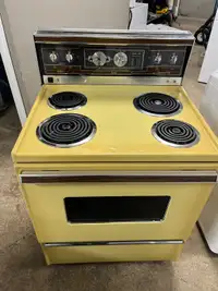 Vintage new condition admiral coil top stove 