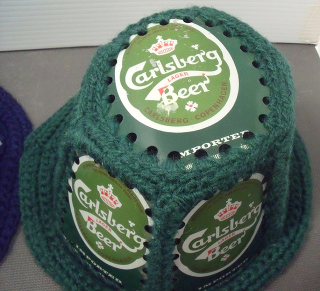 2 BEER TIN CAN CROCHETED HATS in Other in Lethbridge - Image 3