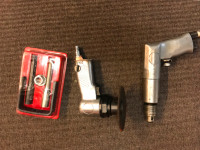 Air drill, grinder, steering wheel puller