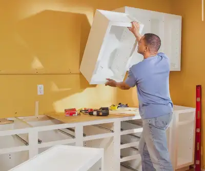 looking for: professional cabinet installers, View more