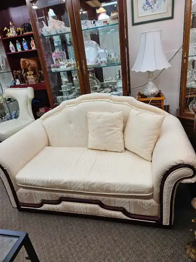 Classic Victorian Style Loveseat, View more
