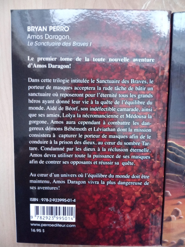 Sanctuaire des braves: suite des livres Amos Daragon dans Livres jeunesse et ados  à Granby - Image 2