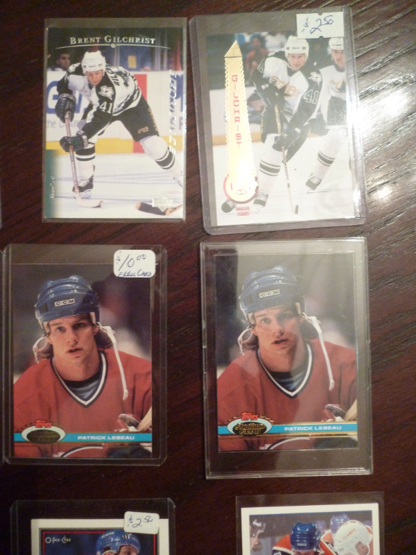 Brent Gilchrist NHL hockey card lot x 27 - Canadiens Stars Oiler in Arts & Collectibles in Vernon - Image 4