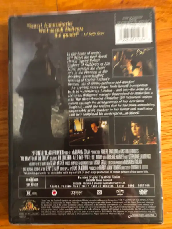 DVD THE PHANTOM OF THE OPERA (1989) in English (French subtitles)63006662079747122